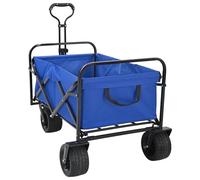 Chariot pliant Acier et polyester Oxford Moderne Jardin transport vidaXL vidaXL