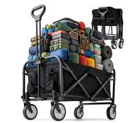 Chariot pliant, chariot de courses, chariot de jardin, chariot de plage, 100 kg