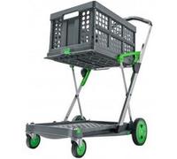 CLAX® Transport-Mobile Pliable (Original Directement du Fabricant) | Transporteur de matériel | boîte Pliable Incluse | Vert