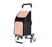 Chariot pliant léger avec poignée de traction pour l'extérieur, idéal pour transporter des marchandises et faire du shopping