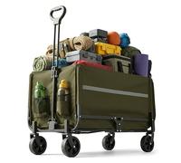 Relaxdays Chariot pliable avec hayon