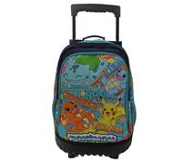 Cyp Brands Pokemon Urban Pokemon Urban 33x21x52 Cm 36l Wheeled Backpack Multicolore Enfants