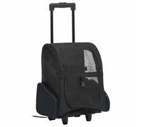 Chariot Polyvalent Pliable pour Animaux de Compagnie Gris Transporteur vidaXL