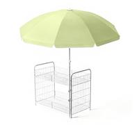 Chariot portable avec auvent - Support de présentation mobile pour aliments - Pliable - Pour les expositions artisanales des fermiers de rue, du marché