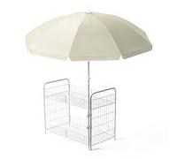 Chariot portable avec auvent - Support de présentation mobile pour aliments - Pliable - Pour les expositions artisanales des fermiers de rue, du marché