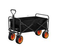 Chariot portable avec roues de 20,3 cm - Chariot de camping lourd pour extérieur, plage, sports et dening, diable Capaci Utili de 150 kg