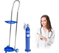 Chariot portable pour bouteille de gaz pour réservoirs de 10 L, 15 L, 20 L, chariot robuste avec roues pour un transport facile, léger