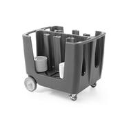 Chariot porte assiettes 930x720x(H)785 mm