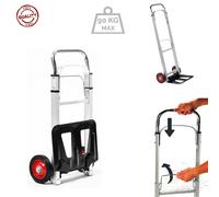 Chariot Porte-Bagages En ALUMINIUM 90KG Pliable Rétractable Pour Voiture Jardin