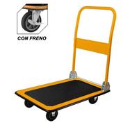 Chariot Porte-Bagages Transportable Avec Poignée Pliable Capacité 300 KG