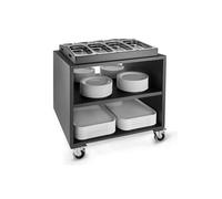 Chariot Porte-Couverts en Bois - Plusieurs Couleurs - Pujadas - GrisDM laquée doublé mélamine