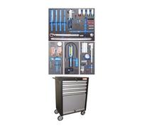 Chariot Porte-Outils 4 Tiroirs + 82 Outils - Code bgs4087 FBGS4087 BGS Offi