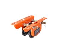 VEVOR Chariot Porte Palan Électrique Capacité Charge 0,5 T Chariot à Poutre Poussée Acier Allié Largeur Réglable 60-120 mm avec Roues pour Palan PA200 PA250 PA300 PA400 PA500 Poutre I Droite & Courbée
