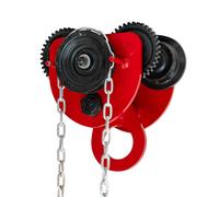 Chariot porte-palans 2T avec entraînement par chaîne MW Tools HNRKG2T