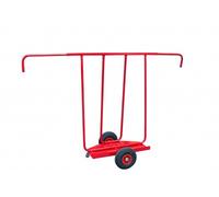 Chariot porte panneaux 400 kg roues bandage caoutchouc Diam 260 mm