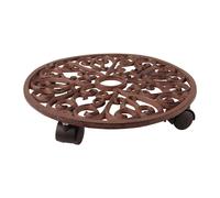 Chariot Porte Plantes En Fonte Diam. 34,5CM Chariot Pour Fleurs