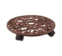 Chariot Porte Plantes En Fonte Diam. 34.5CM Petit Chariot Pour Fleurs
