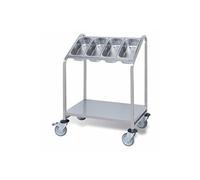 Chariot Porte-Ramasse Couverts GN 1/3 - Pujadas - Inox