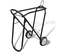 Chariot Porte Selle Pliable Métal Avec Roues