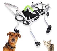 Chariot pour animaux de compagnie/chat/chien, fauteuil roulant à 4 roues, chariot d'exercice pour animaux pour la marche de rééducation, marcheur assisté par chien pour pattes postérieures p