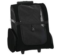 Chariot Pour Animaux De Compagnie Vidaxl 3 En 1 Design Noir 48 X 32 X 57 Cm Tissu Oxford