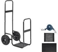 Chariot pour bois de chauffage, acier lourd, capacité de charge 250 lbs , FC1359 W.C SYT