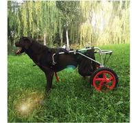 Chariot pour chien à roulettes pour pattes arrière, fauteuil roulant pour animaux de grande taille, fauteuil roulant réglable pour animaux de compagnie, rééducation des pattes arrière, suppo