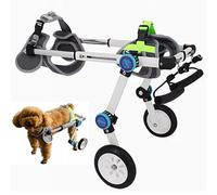Chariot pour Chien Chariot de Rééducation D'assistance pour Chien Petit/Moyen/Grand, Aide à la Mobilité Animale pour Les Pattes Arrière, Chariot de Poussette Pliable pour Chien pour Blessés(L)
