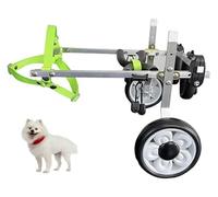 Chariot pour Chien, Fauteuil Roulant for Chiens et Chats, for Petits Animaux de Compagnie, Membres postérieurs, Marcheur réglable assisté for handicapés(M 5~8kg)