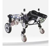 Chariot pour Chien Fauteuil Roulant pour Chien à 4 Roues, Chariot pour Animaux de Compagnie Petit/Moyen/Grand pour la Marche, Assistant de Marche pour Chien Handicapé pour L'exercice des Jambes(L)
