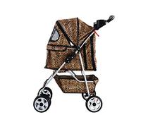 Chariot pour chien Poussette pour chien de qualité supérieure pour chiens de taille moyenne Poussette pour chien Poussette pour chiot chien ou chat senior avec coussin confortable et grand panier de