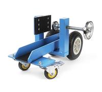 Chariot pour dalles de pierre avec roues en caoutchouc massif, pince réglable, pour panneaux de porte, capacité de 500 kg, pour granit, verre, panneaux de bois (30 x 66 x 35 cm)
