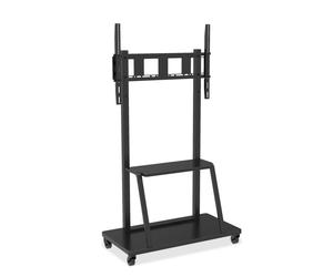 Chariot pour écran plat portable Techly ICA-TR30 - Noir - 2,54 m (100") - TV - 140 kg - 1200 x 600 mm