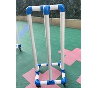 Chariot pour matériel de sport, cerceau/corde à sauter, support pour cerceaux debout avec roulettes, organisateur mobile pour cerceaux de gymnastique pour l'éducation physique élémentaire (7