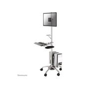 Chariot pour PC/moniteur FPMA-MOBILE1800 25,4 cm (10) - 68,6 cm (27) inclinable, mobile argent