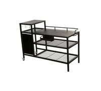 Chariot pour Plancha - Acier Noir Brasero