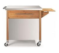 DM Création – Chariot pour plancha 00231n – Bois / Inox
