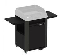 Chariot pour plancha ENO Fusion 60 avec porte et fond- Noir et Gris
