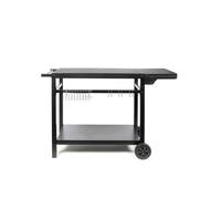 Chariot pour plancha LIVOO GS170N 85 x 50 cm Table pliante 30 x 50 cm Noir