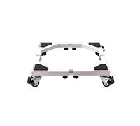 Chariot réglable pour sèche-linge et réfrigérateur/congélateur, support de transport de meubles à 4 roues, tapis anti-vibration, longueur 43-66 cm, déménagement d'appareils lourds, support