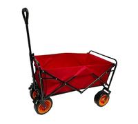 Chariot, Remorque de Camping Chariot extérieur Courses stalle à Roues Tout-Terrain(Red)