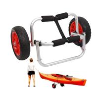 Chariot robuste pour kayak et canoë | Roues de lancement tout-terrain pour un transport facile | S'adapte à la plupart des kayaks et canoës