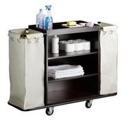 Chariot Room Services Acier + Sacs à Linge - 1420x450x1120(h)mm