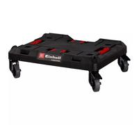 Original Einhell Planche à roulettes E-Case (120 kg max., roulettes blocables, combinable avec le système E-Case Einhell, transport de mallettes et caisses, avec dispositif de fixation de sangles)