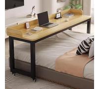 Chariot roulant pour ordinateur portable avec roulettes, table de chevet noire, bureau d'étude, poste de travail d'angle, support d'ordinateur portable, plateau pour clavier coulissant, mobilier de