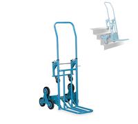 Chariot Sali Échelle 8 Roues Porte-Paquet Max 200KG Pliable Manuel Work