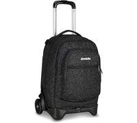 Invicta Trolley School Plug Shine, noir, 34 L, effet paillettes, double compartiment, cross-over System, poche équipée, compartiment pour PC, poche porte-bouteille, école moyenne et supérieure, fille