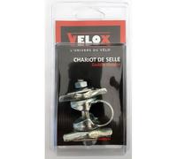 Chariot Selle Acier Chrome Blister Gris