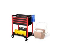 Chariot servante d'Atelier Chariot à Outil BM TOOLS BMT TOOL DRAWER - 3 Tiroirs à glissières - avec Distributeur de papier
