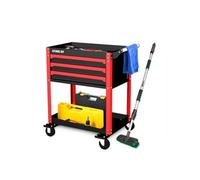 Chariot servante d'Atelier Chariot à Outil BM TOOLS BMT TOOL DRAWER - 3 Tiroirs à glissières - Balai brosse de nettoyage à eau